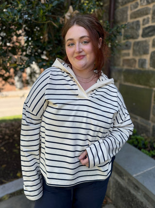 Sally Striped Hoodie