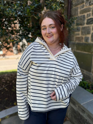 Sally Striped Hoodie