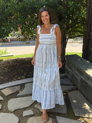 Stacey Tie Strap Maxi Dress