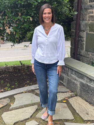 [Liverpool] Marley Girlfriend Cuffed Jeans, 27"/30" Inseam