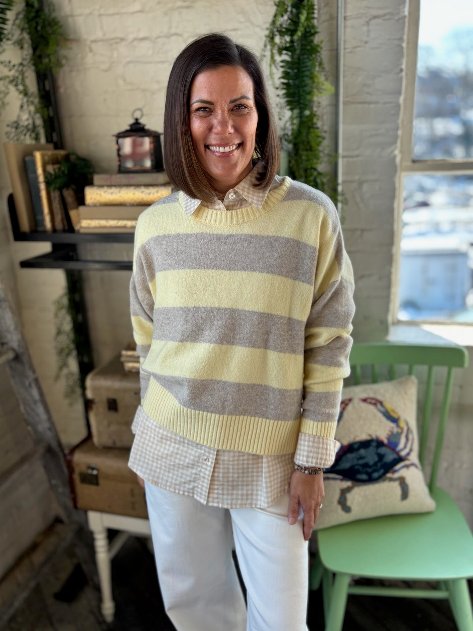 [Z Supply] Cirrus Stripe Sweater