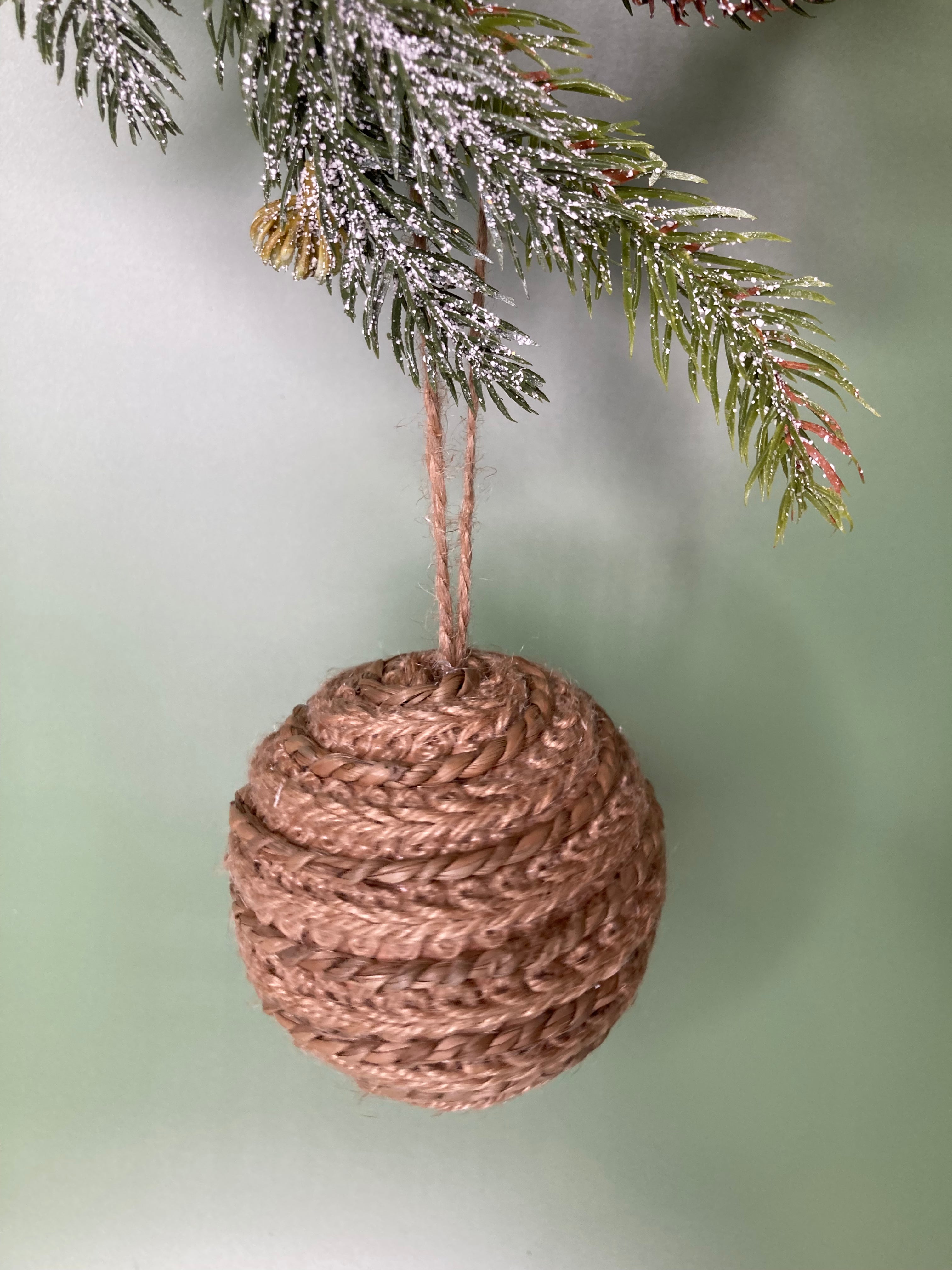 Rope Ball Ornament