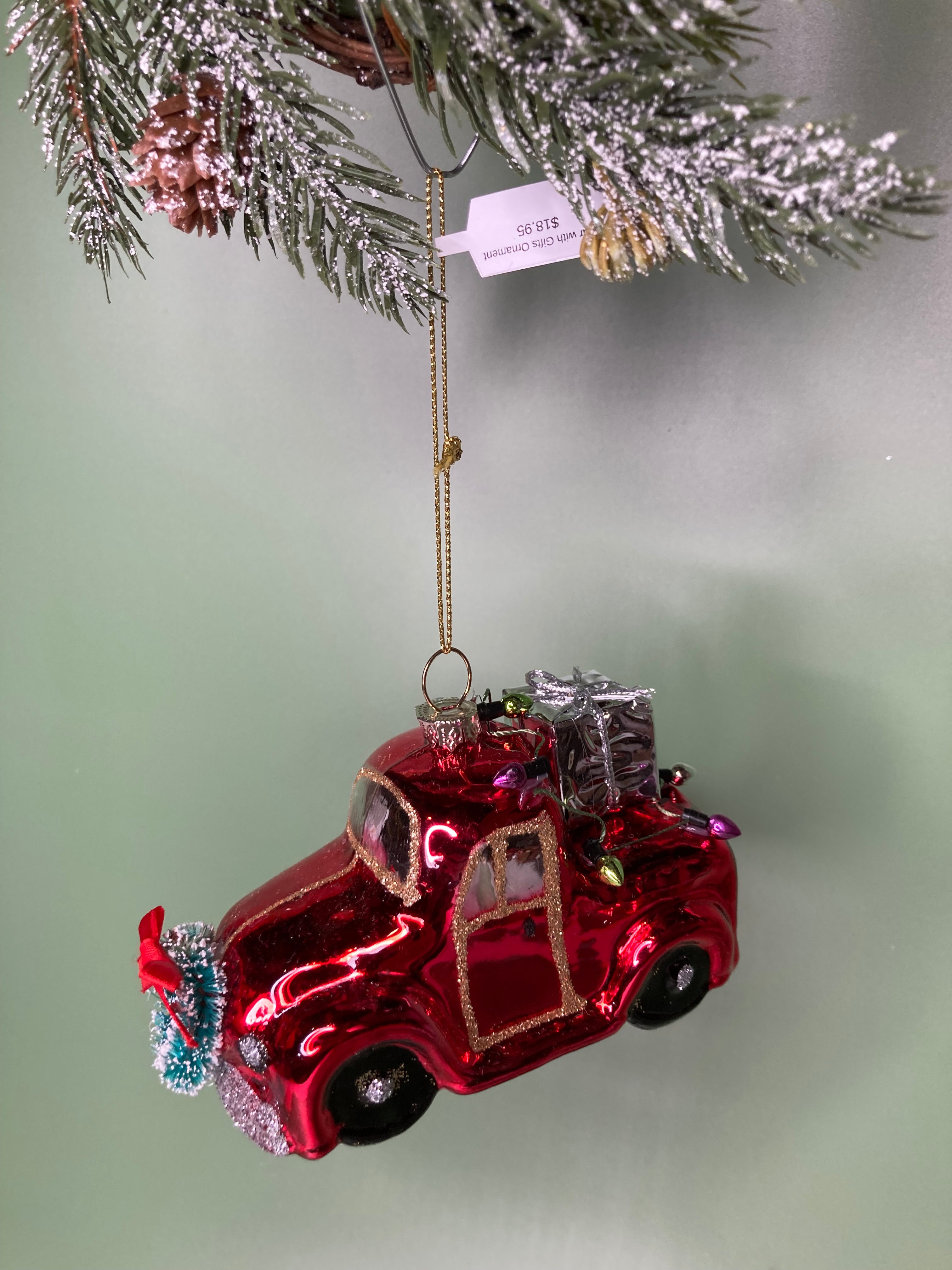 Car with Gifts Ornament