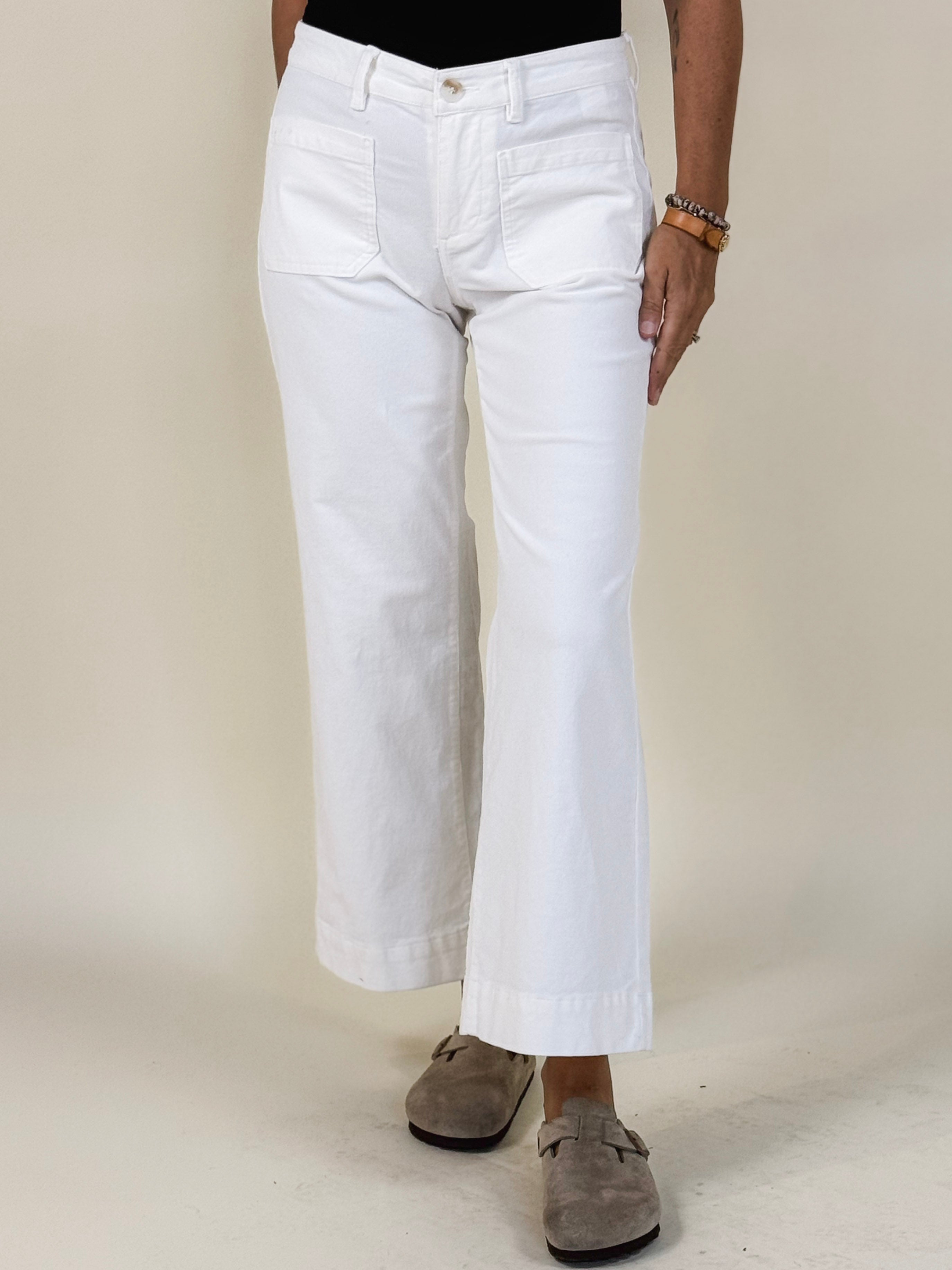 [Liverpool] Corduroy Crop Wide Leg Pant