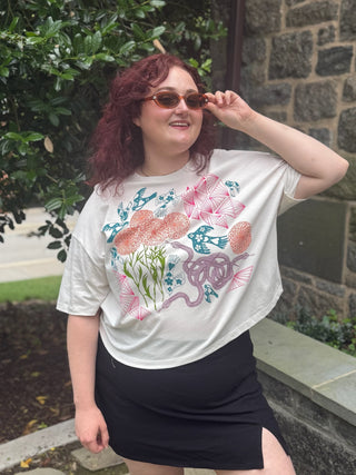 Secret Garden Clover Crop Tee