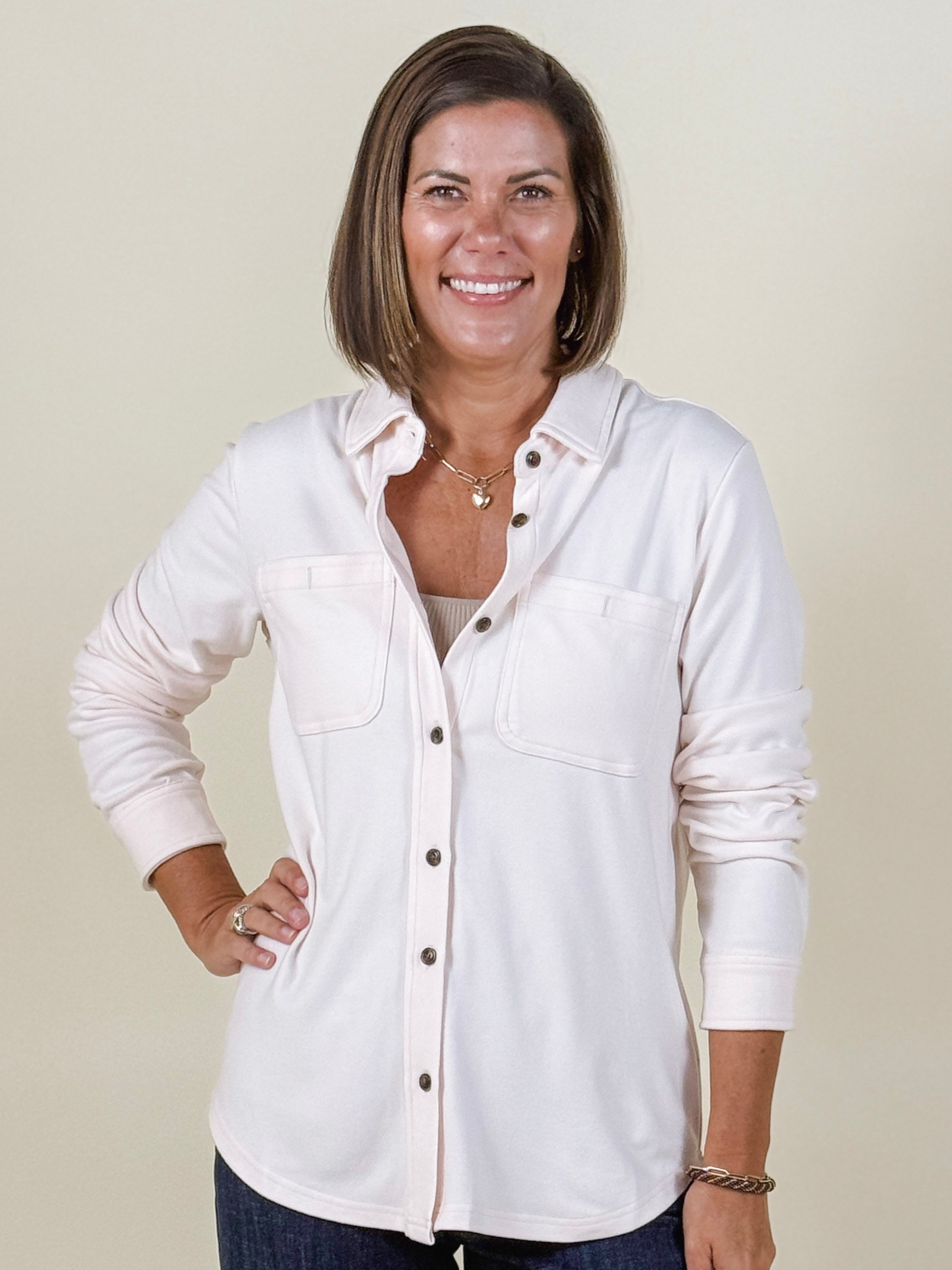 Super Soft Button Up