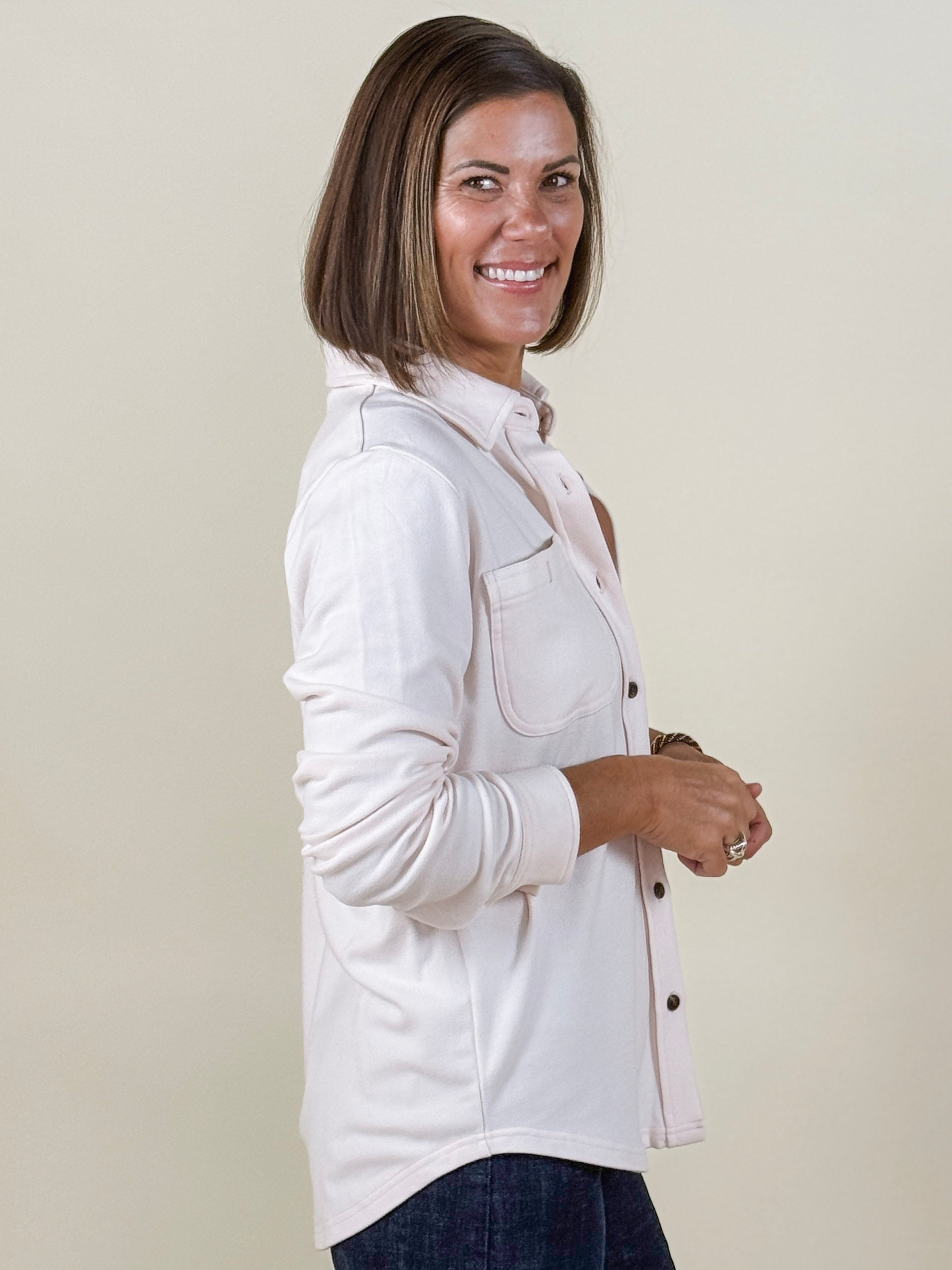 Super Soft Button Up