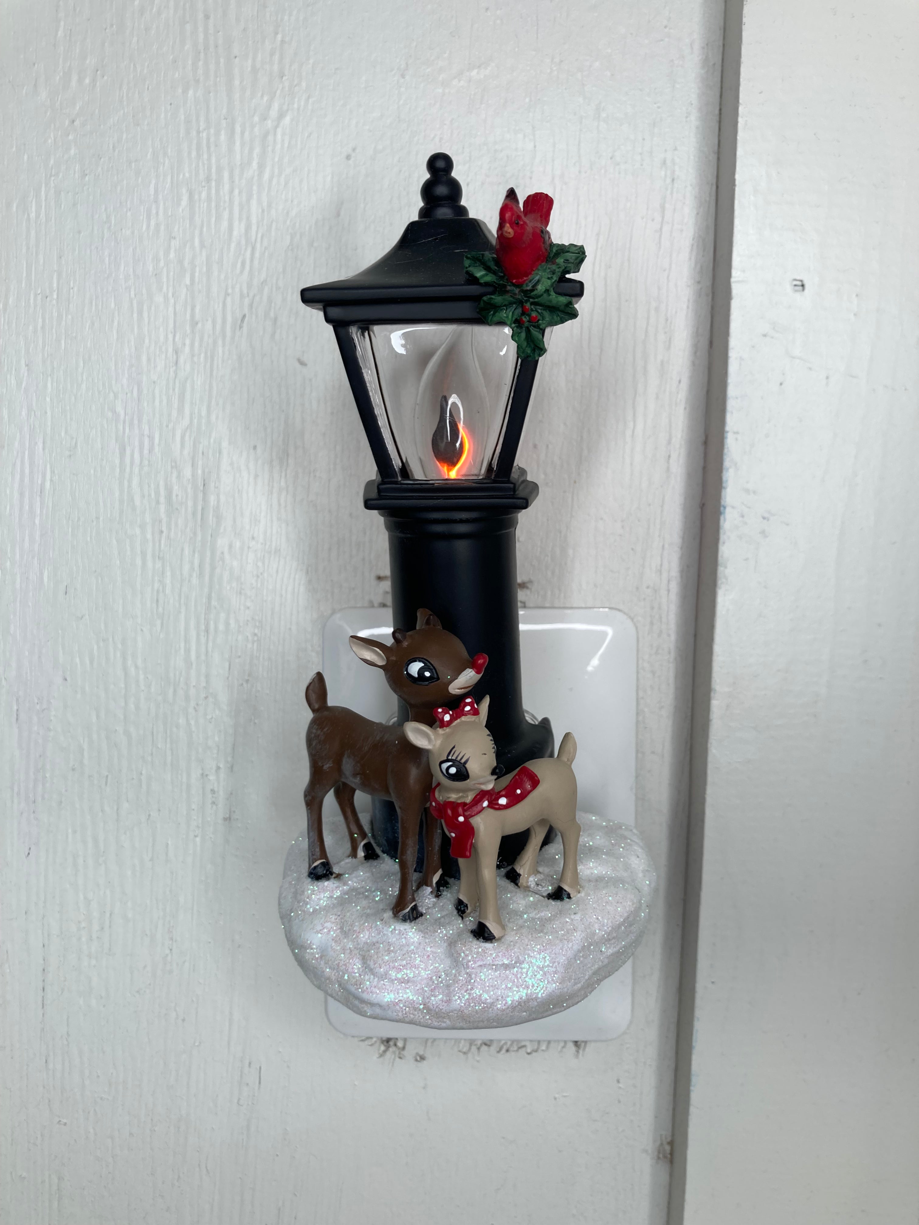 Rudolph & Clarice Lamp Post Night Light