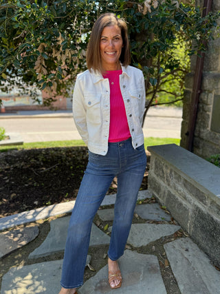 [Liverpool] Diane Cropped Jacket