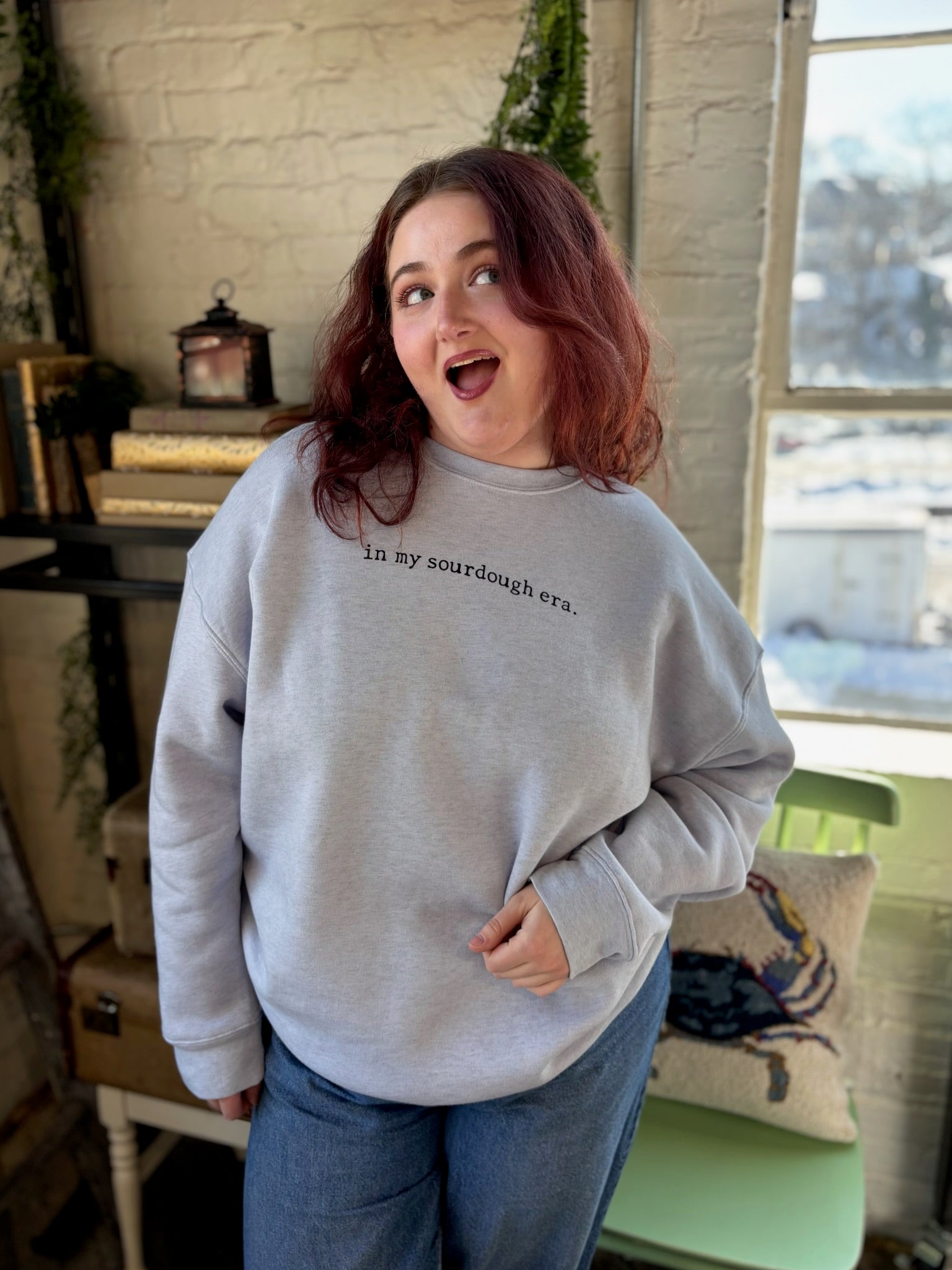 In My Sourdough Era. Graphic Sweatshirt