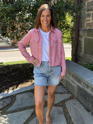 [Liverpool] Reese Shacket with Flap Pockets