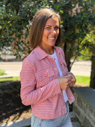 [Liverpool] Reese Shacket with Flap Pockets