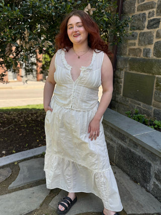 [Liverpool] Kay Sleeveless Pintucked Top