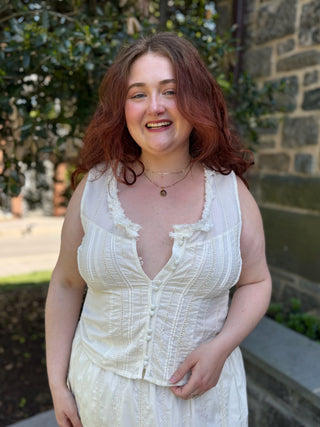 [Liverpool] Kay Sleeveless Pintucked Top