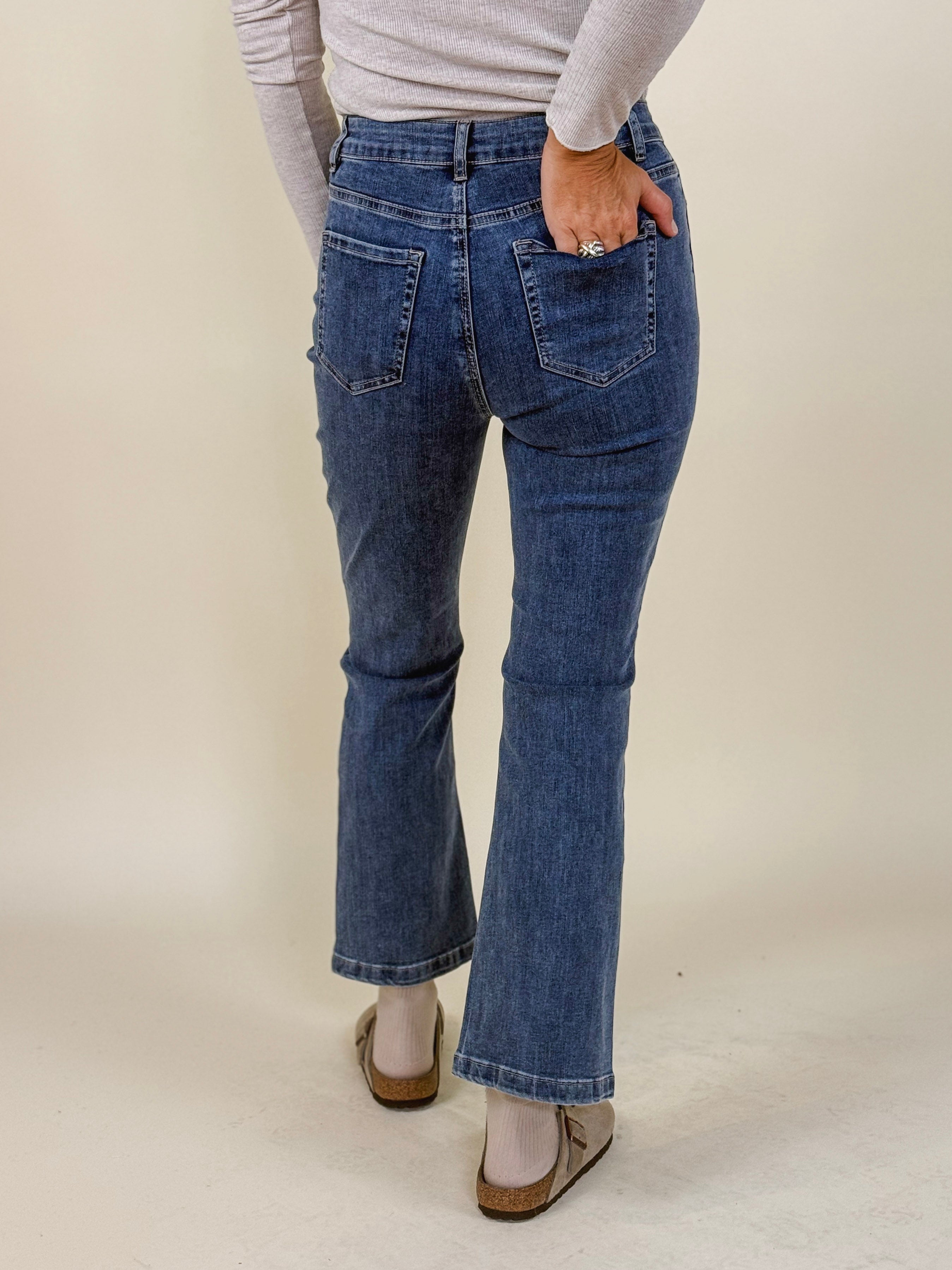 Bailey Bootcut Leg Stretch Jeans, 28" Inseam