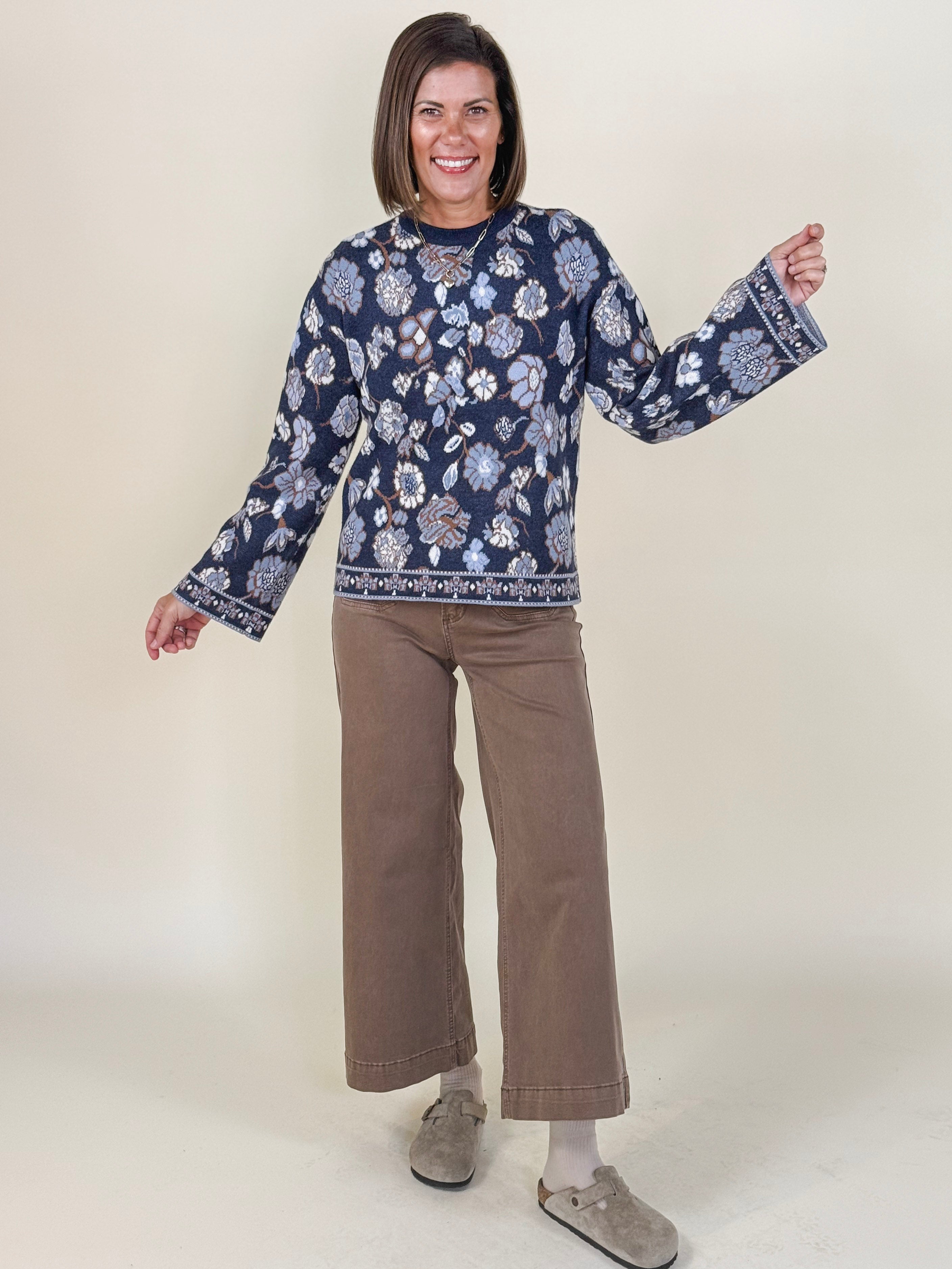 Karen Jacquard Sweater