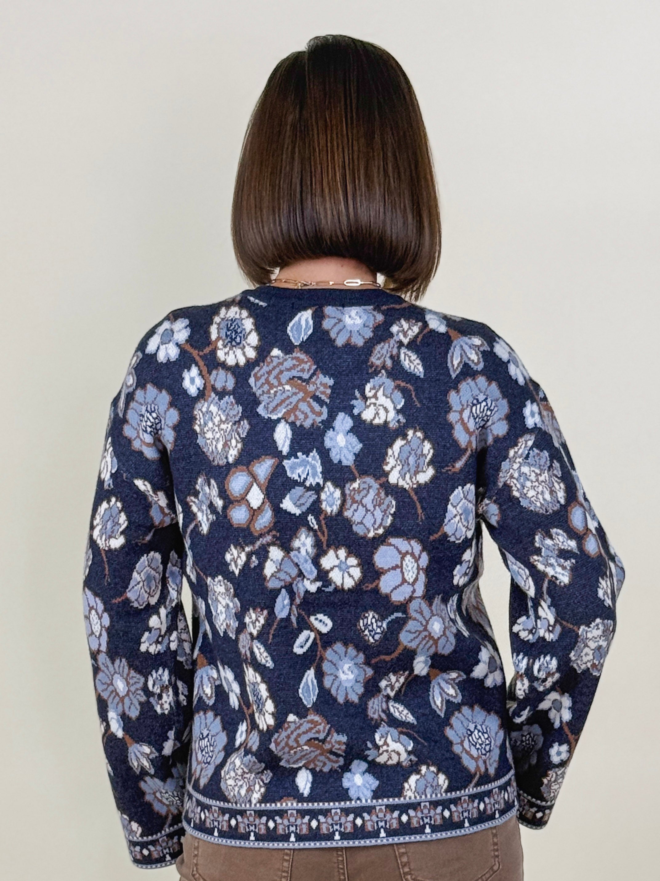 Karen Jacquard Sweater