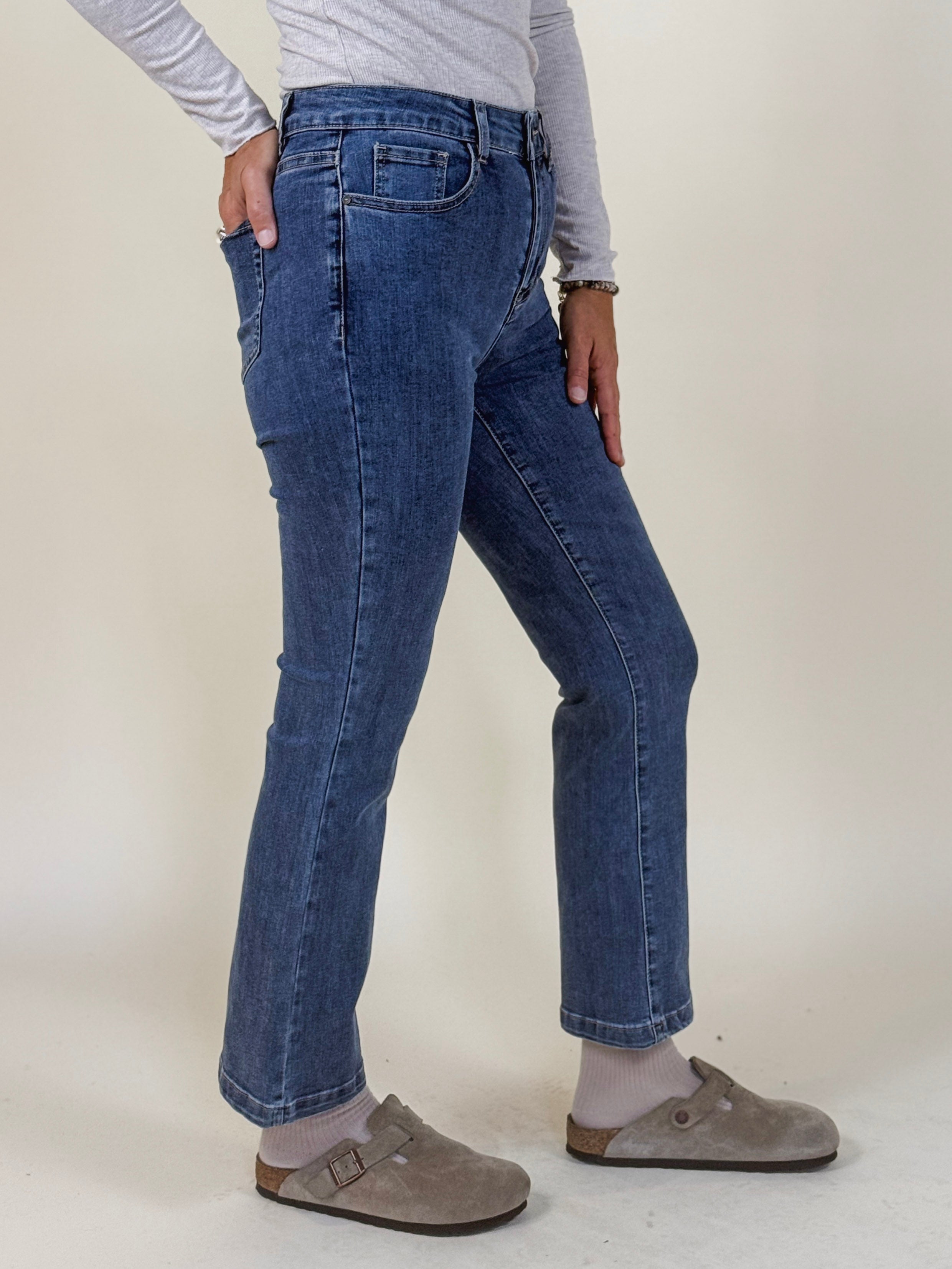 Bailey Bootcut Leg Stretch Jeans, 28" Inseam