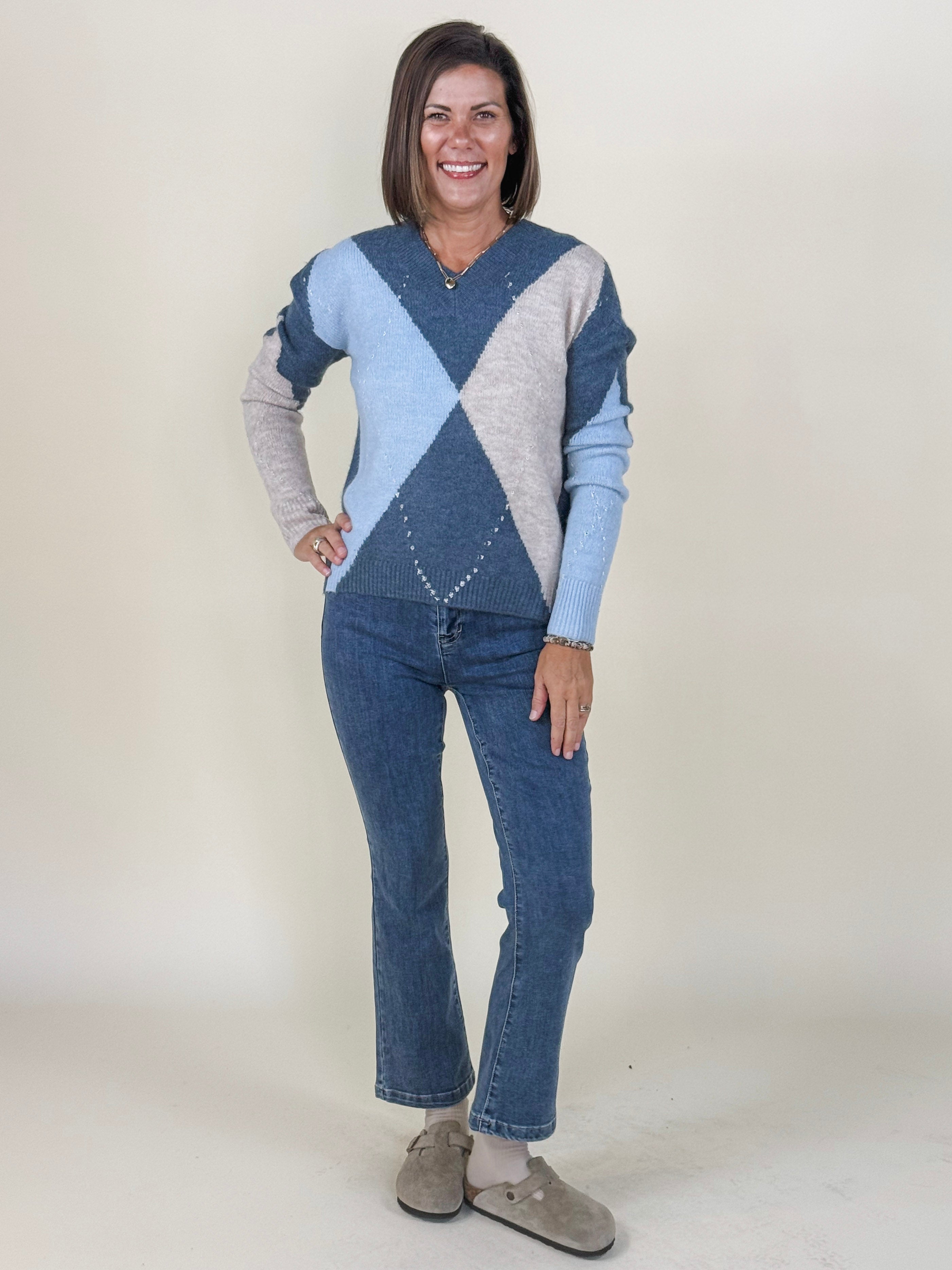 Annie Argyle Jacquard Sweater