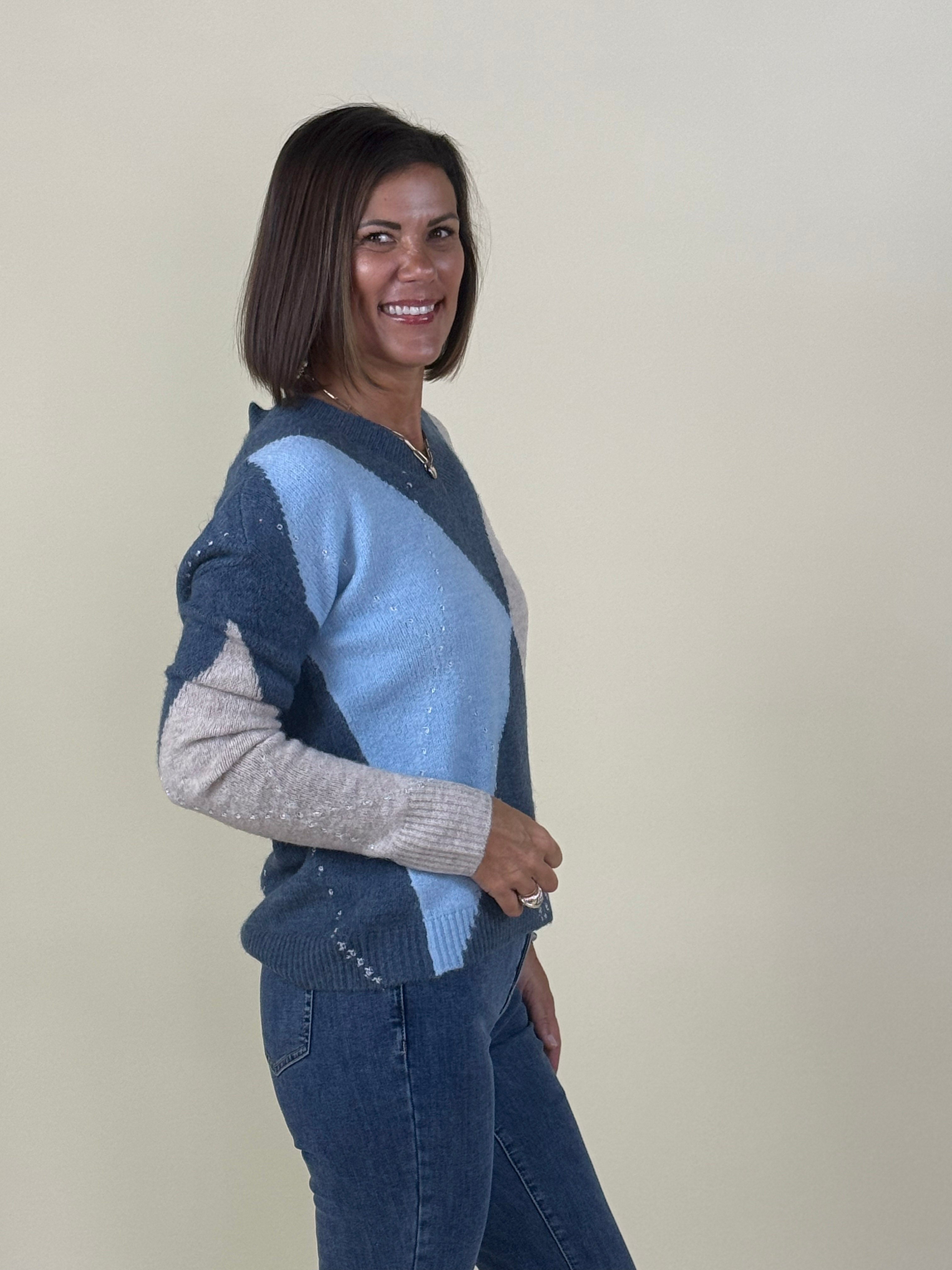 Annie Argyle Jacquard Sweater