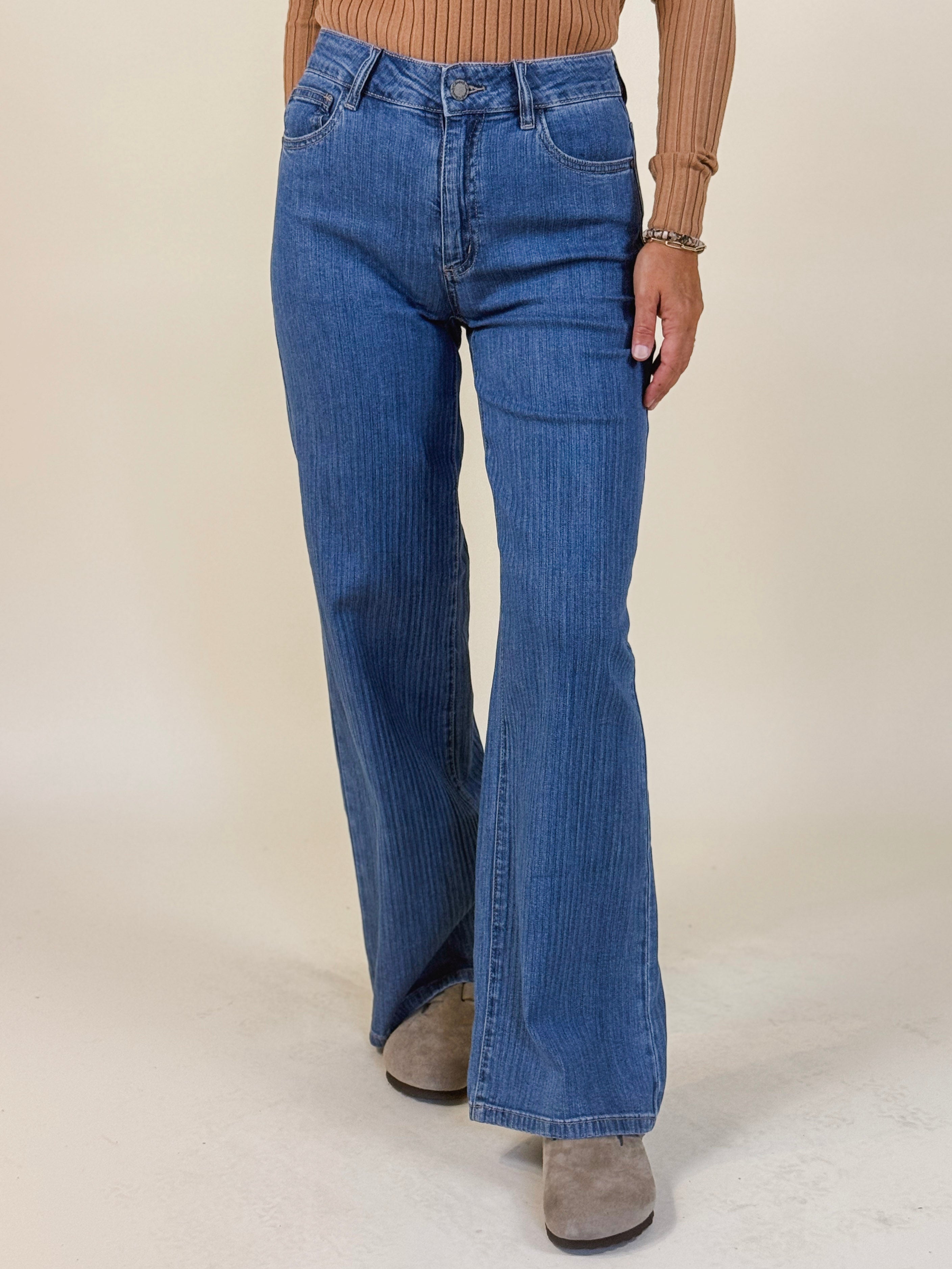 Sarah Wide Leg Corduroy Jeans