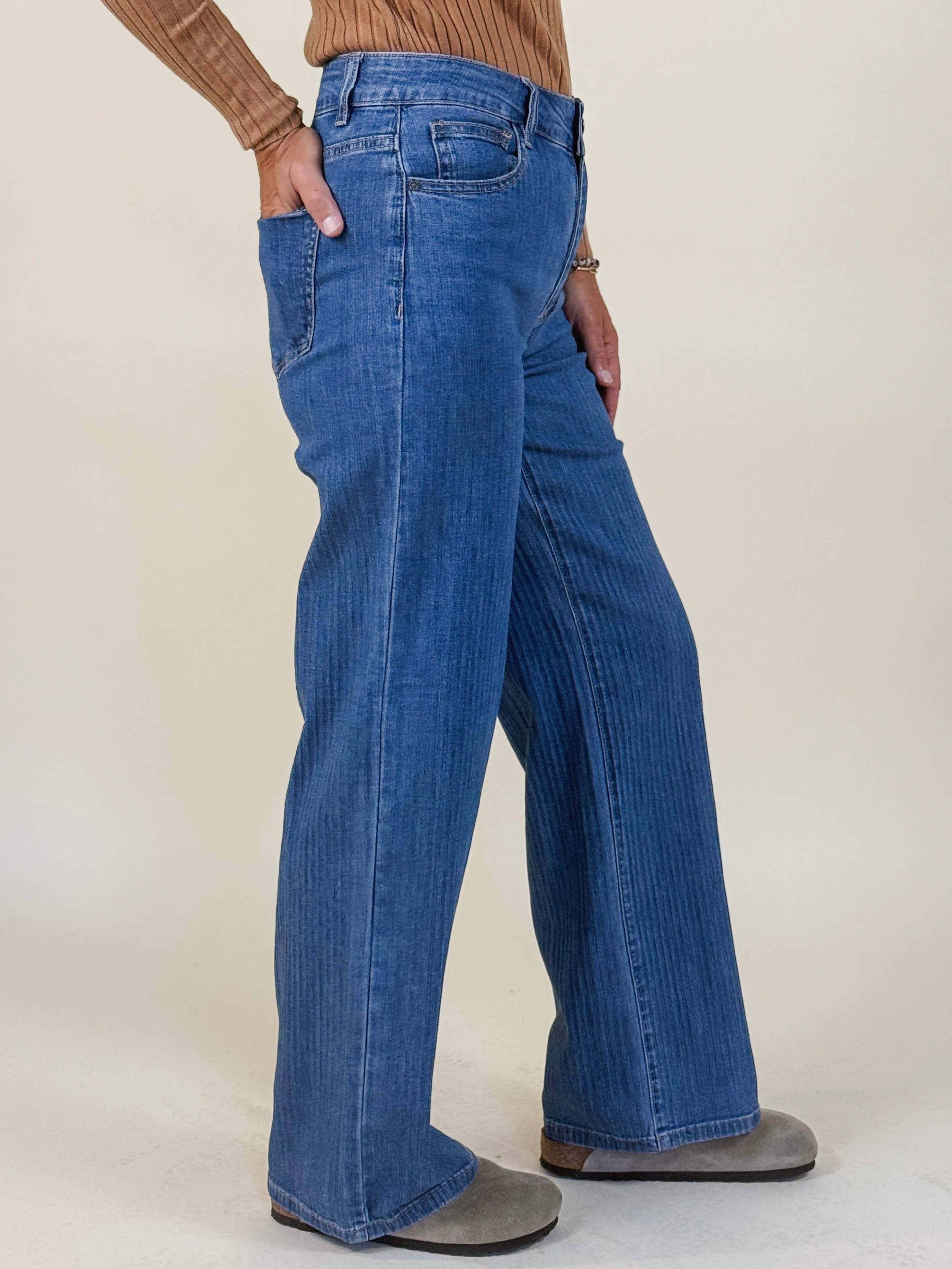 Sarah Wide Leg Corduroy Jeans