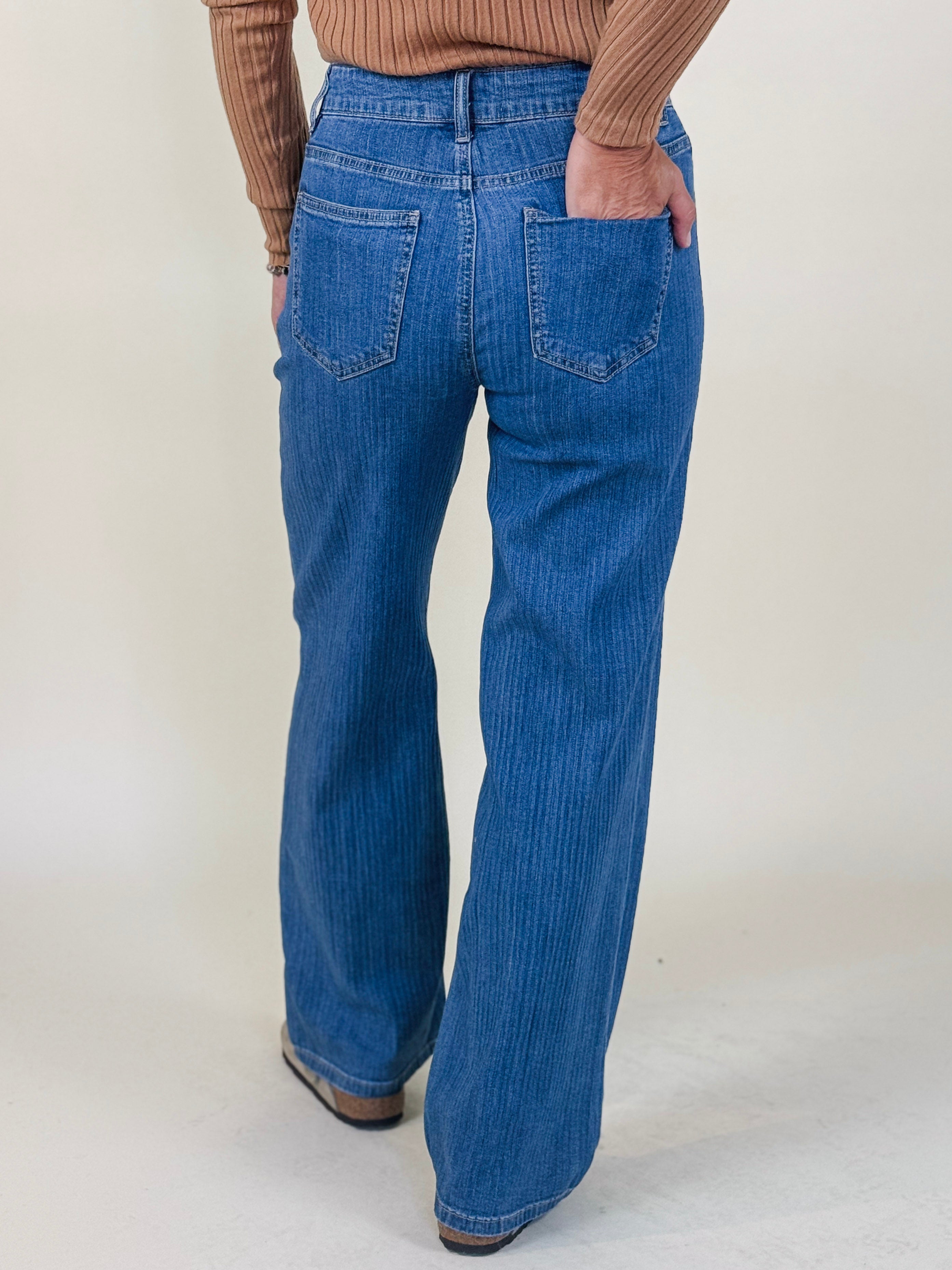 Sarah Wide Leg Corduroy Jeans