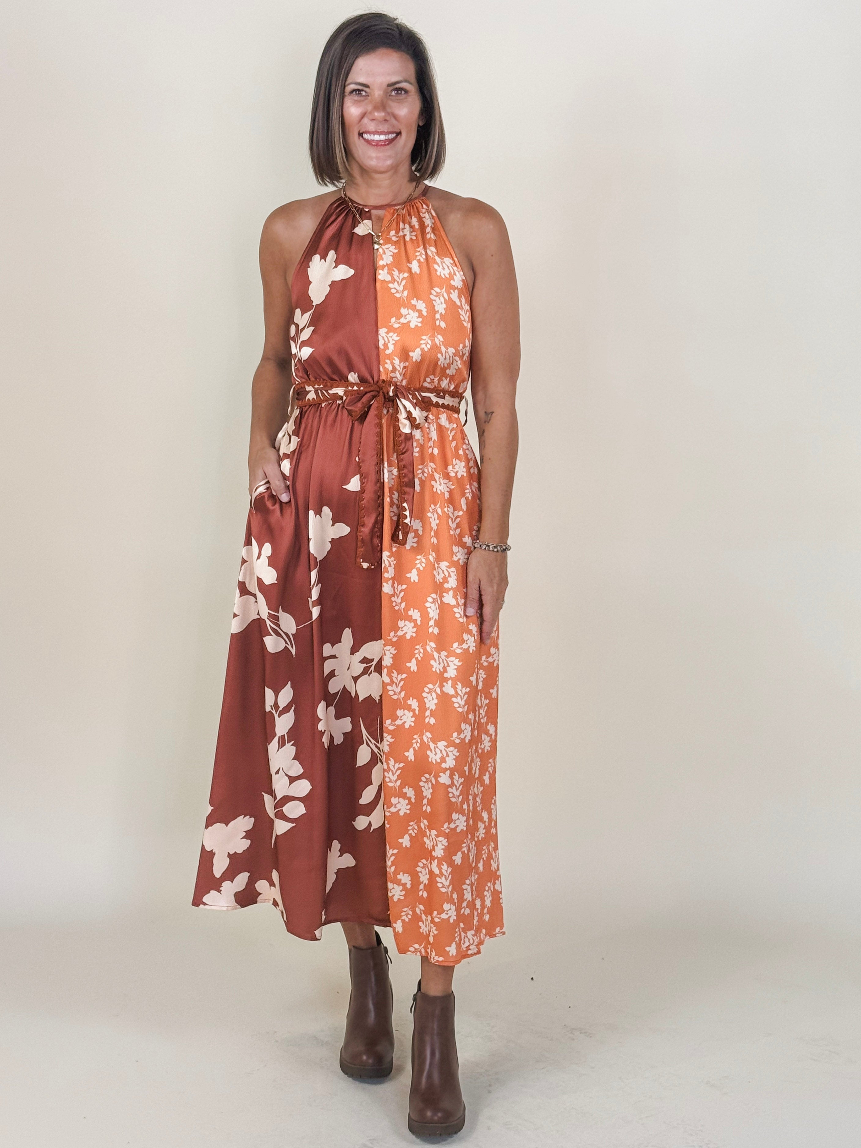 Sandi Two Toned Dress