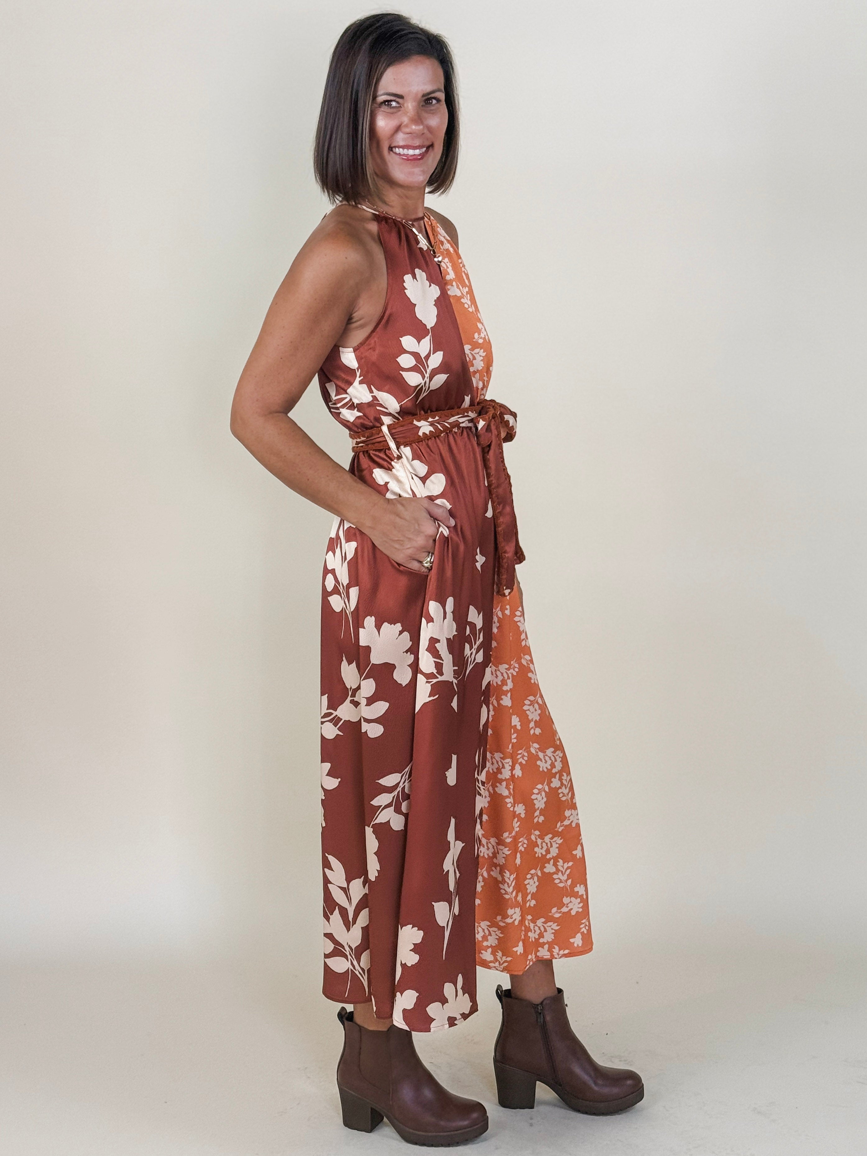 Sandi Two Toned Dress