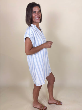 [Z Supply] Shellbound Striped Gauze Dress