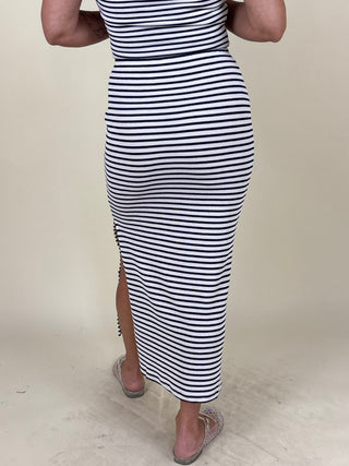 [Z Supply] Ainslie Stripe Midi Skirt