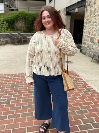 [Z Supply] Upland Crochet Sweater
