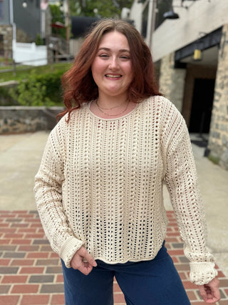 [Z Supply] Upland Crochet Sweater