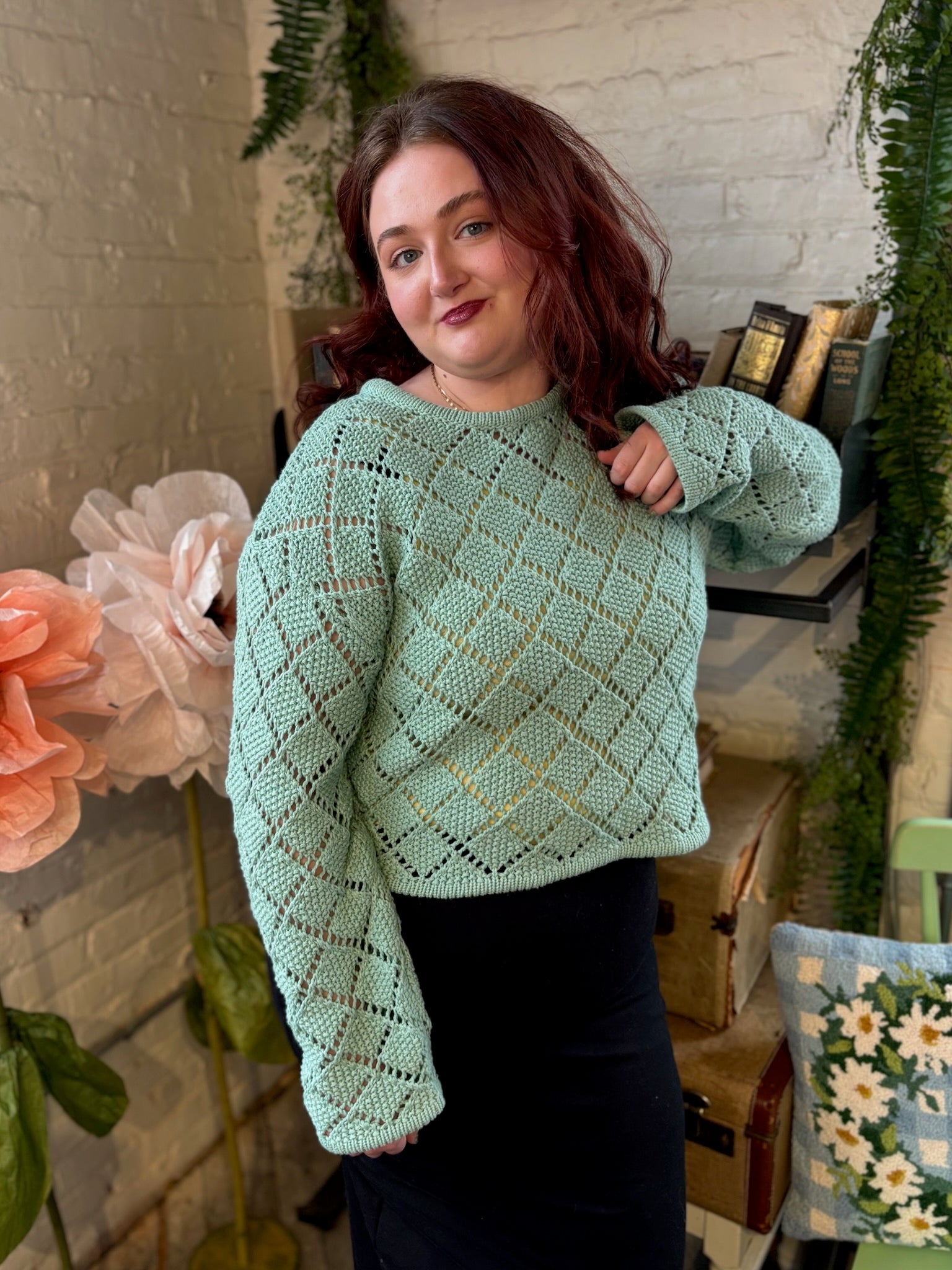 [Z Supply] Hullen Crochet Sweater