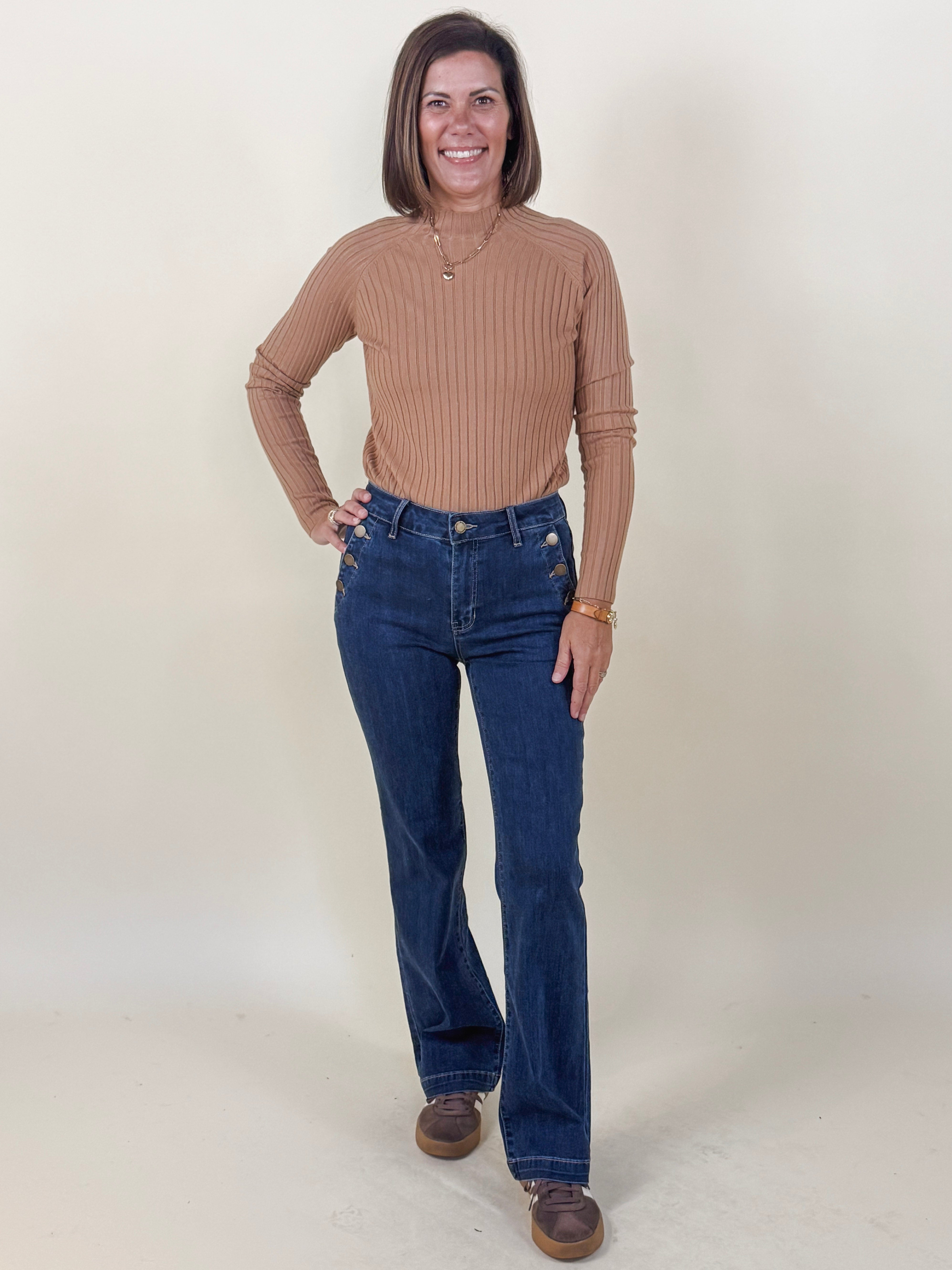 Sami Flare Leg Stretch Pants, 31.5" Inseam