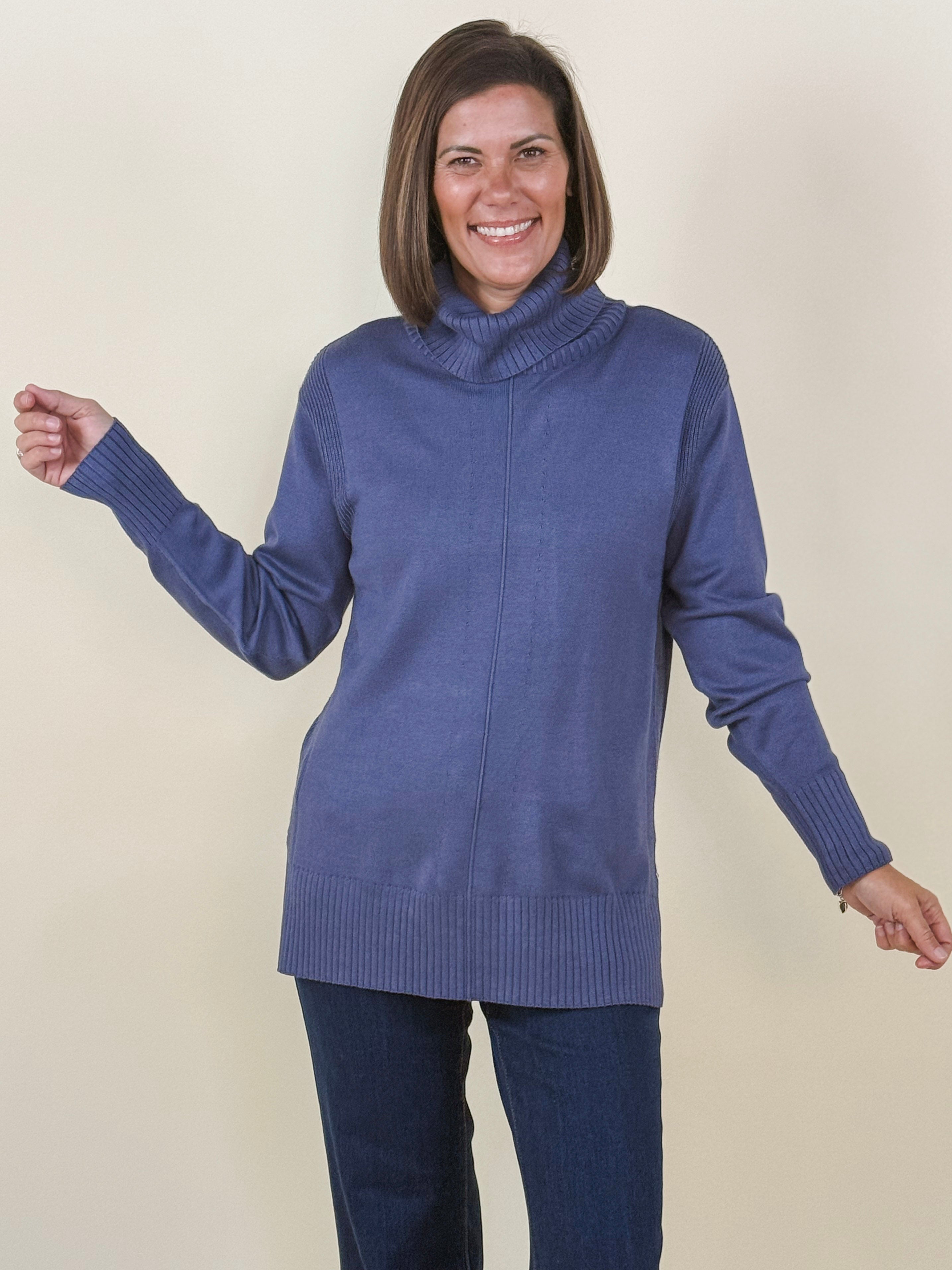 [TRIBAL] Tamara Turtle Neck Sweater