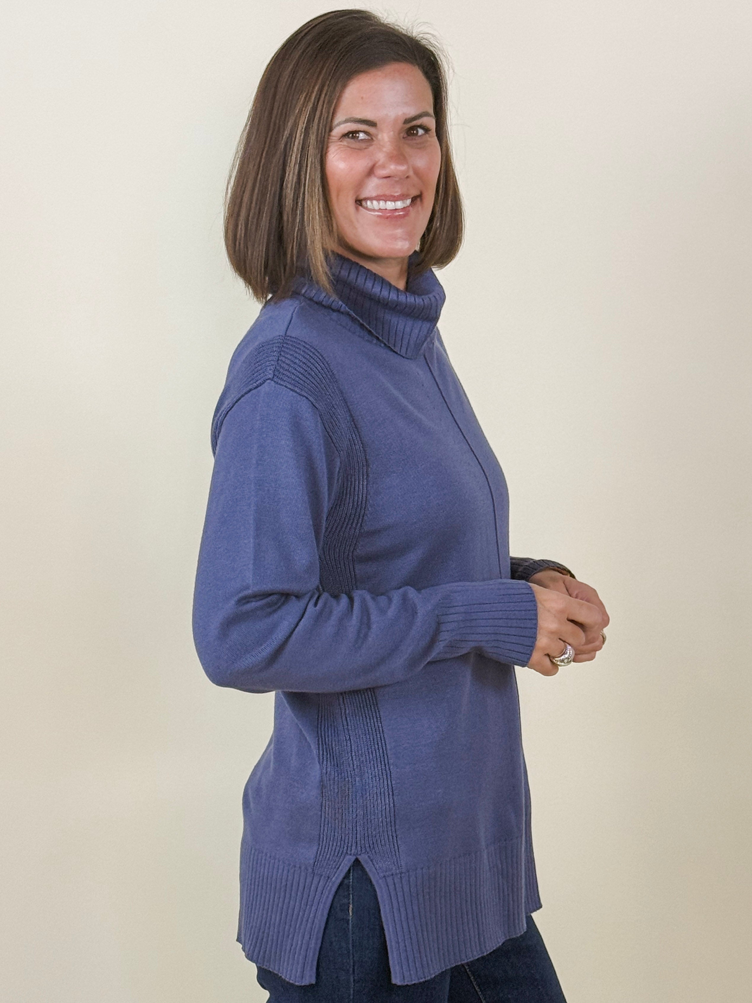 [TRIBAL] Tamara Turtle Neck Sweater