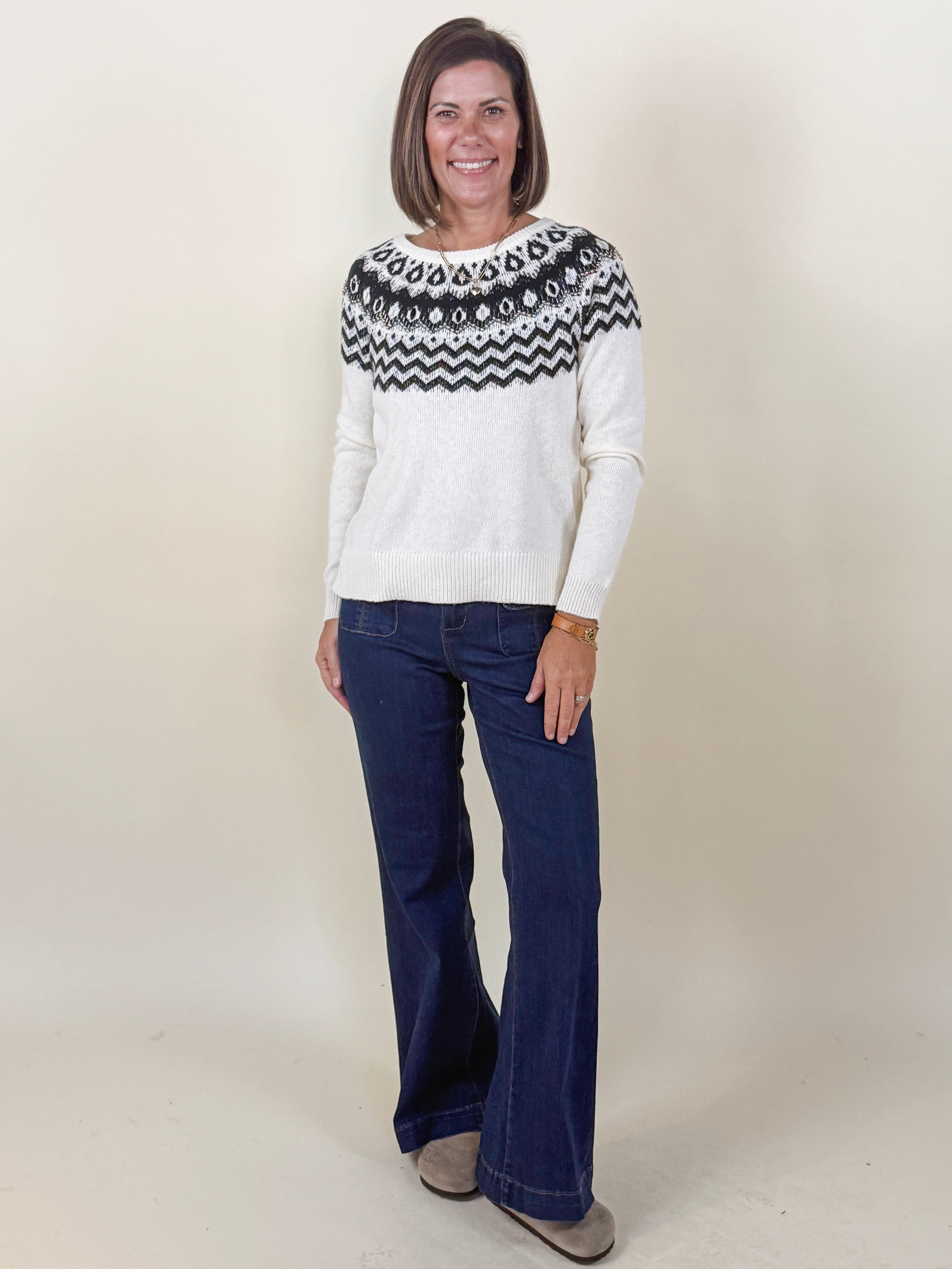 [TRIBAL] Brooke Palazzo with Crease Trouser Jeans