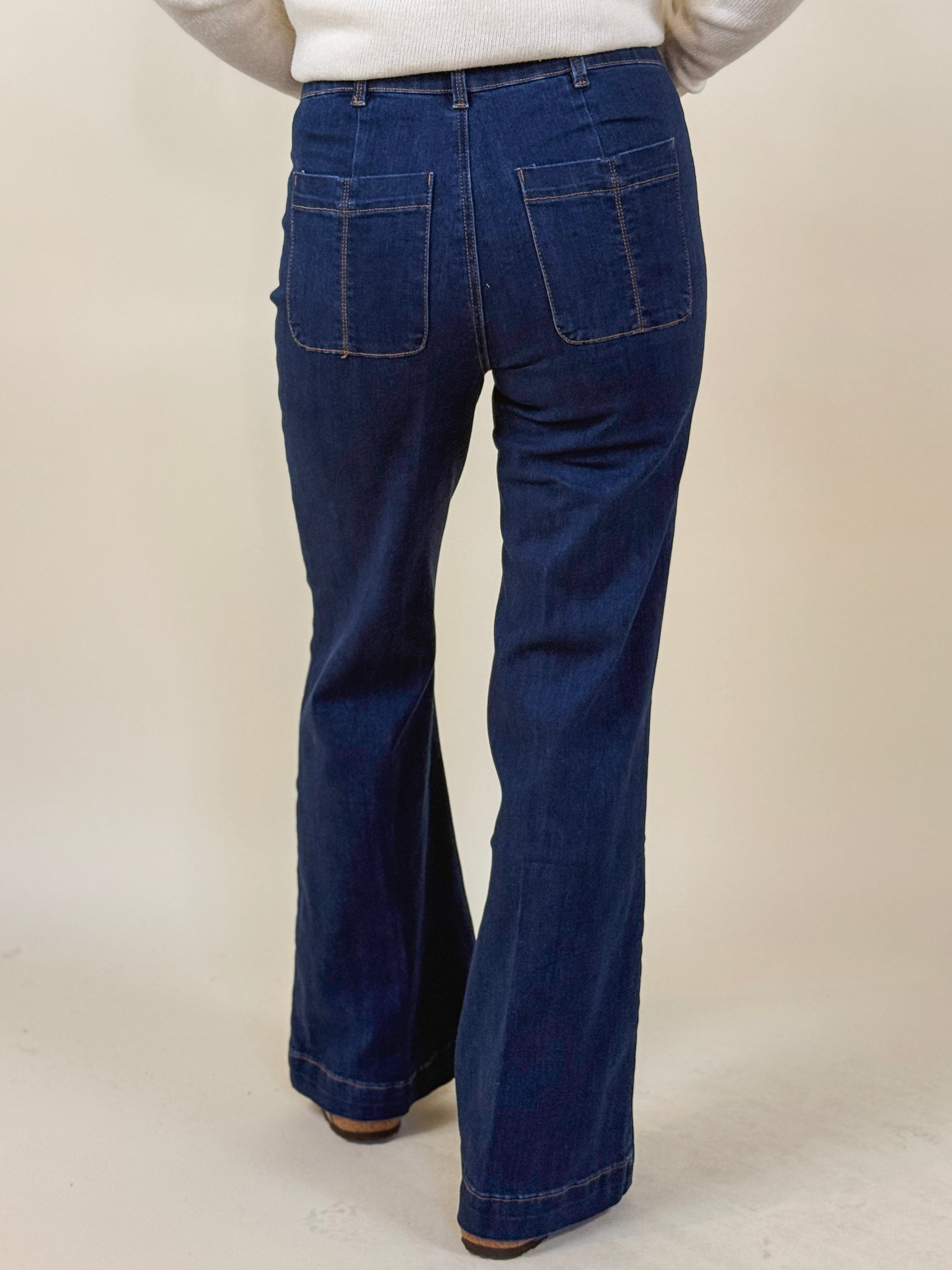 [TRIBAL] Brooke Palazzo with Crease Trouser Jeans