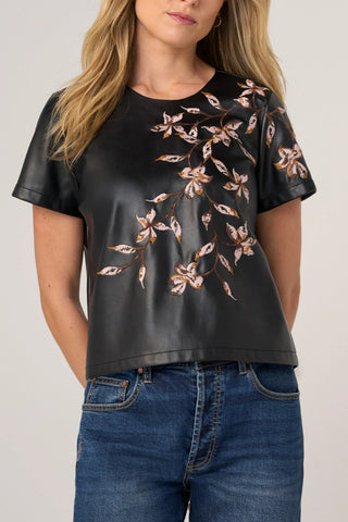[Liverpool] Mich Embellished Short Sleeve Top