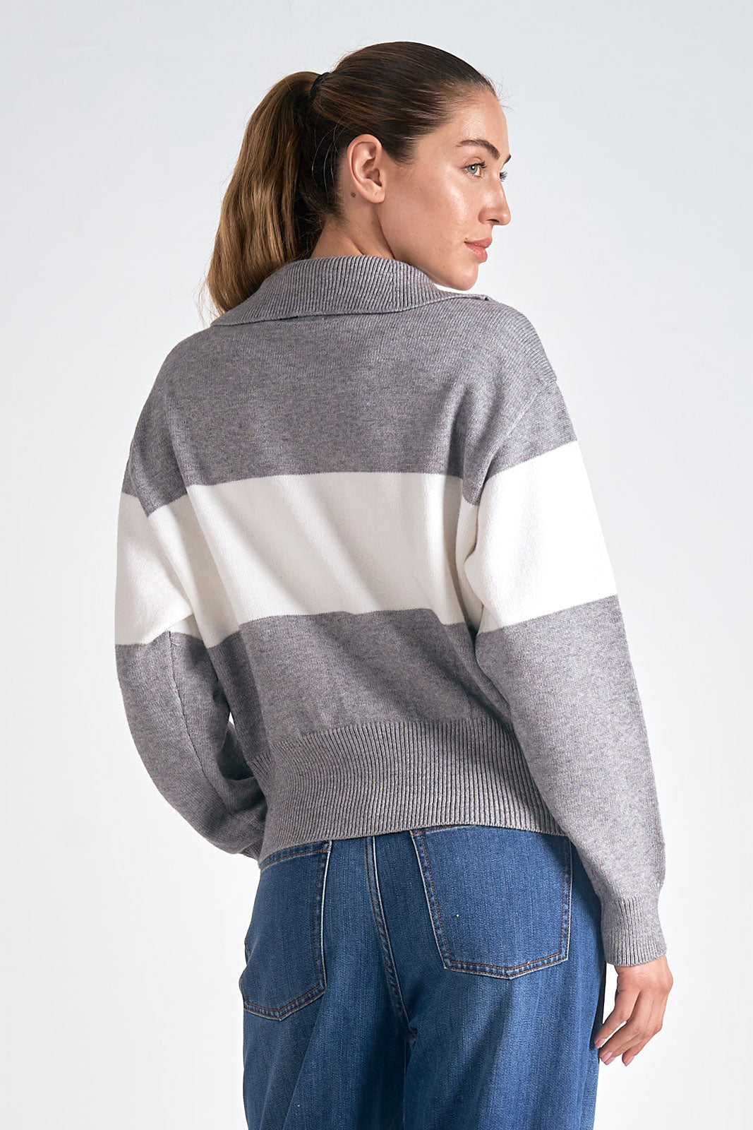 Autumn Quarter Zip Sweater