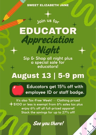 Educator Appreciation Night