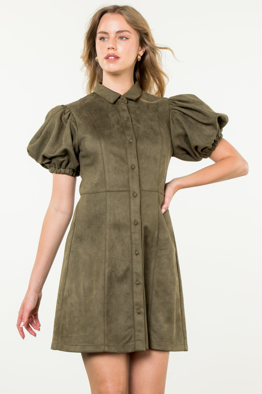 Sharon Suede Dress