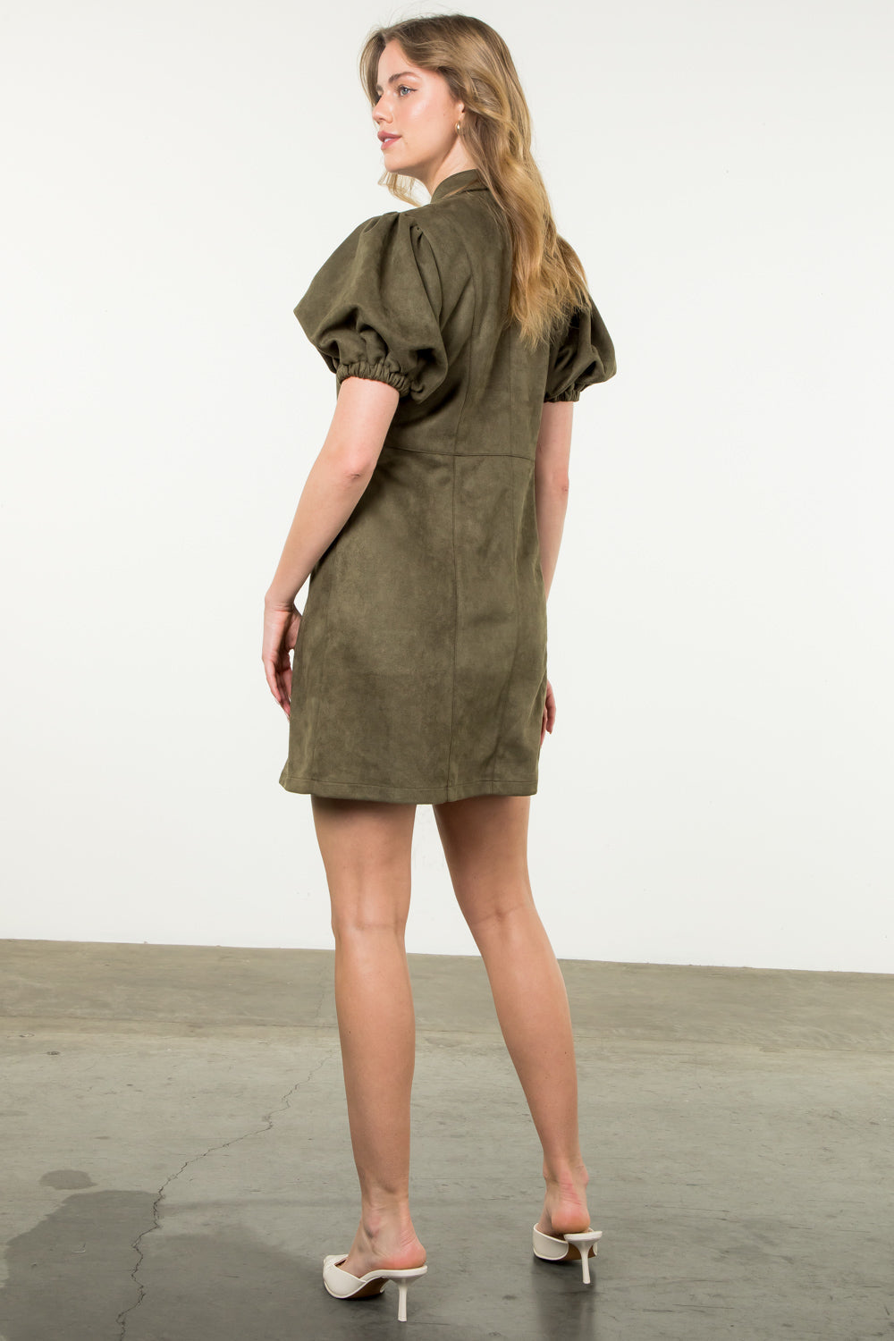 Sharon Suede Dress