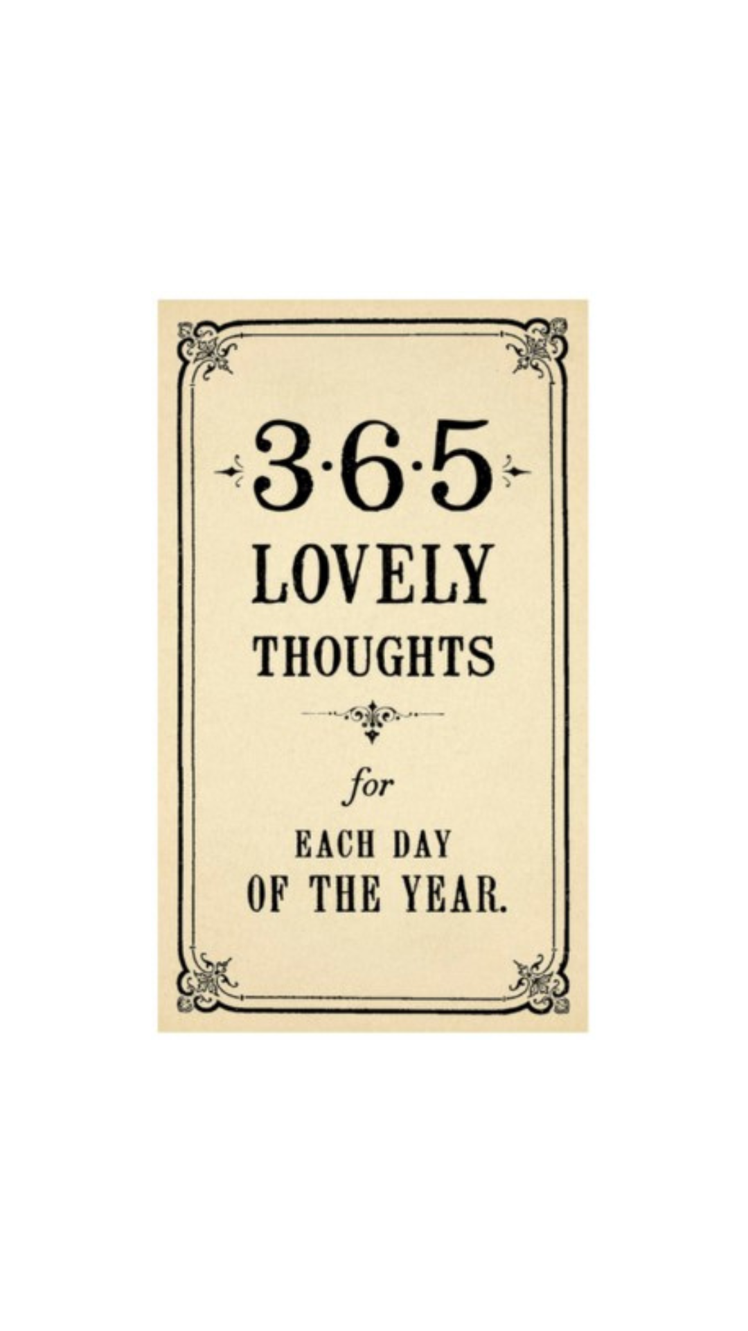 365 Lovely Thoughts