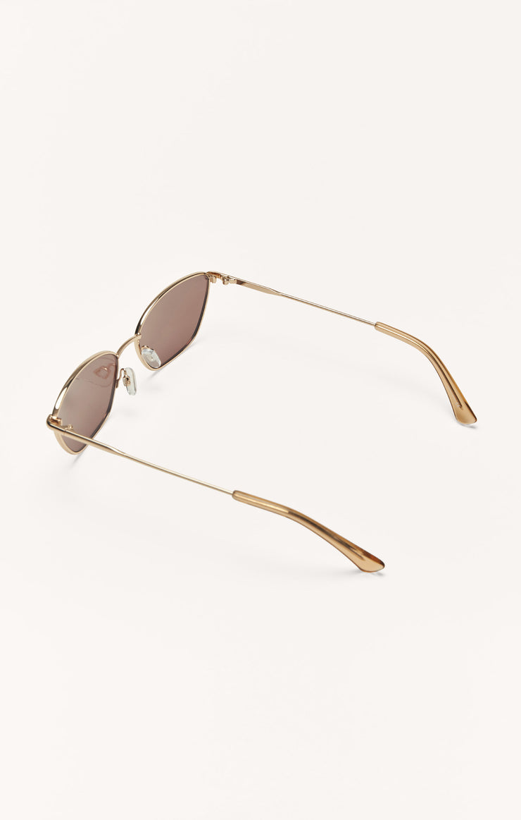 [Z Supply] Catwalk Sunnies - Gold-Bronze