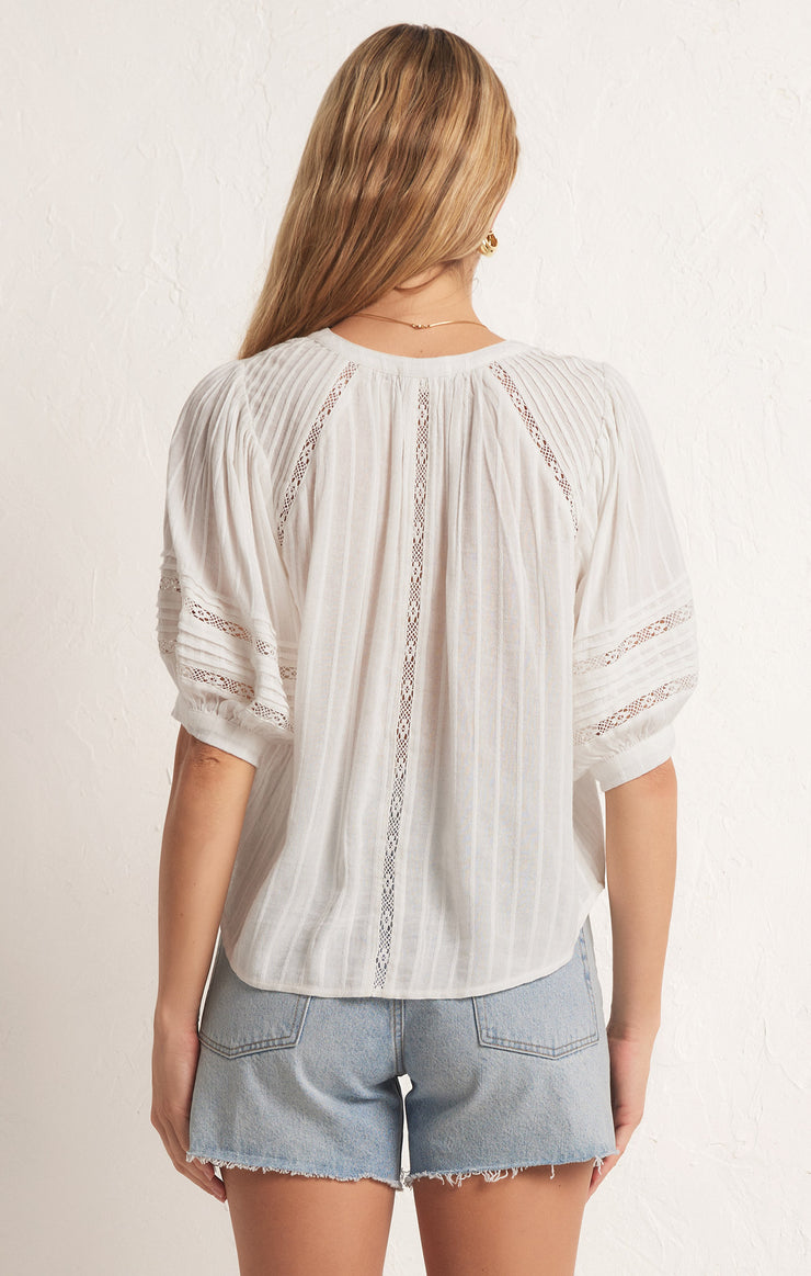 [Z Supply] Elliot Lace Inset Top