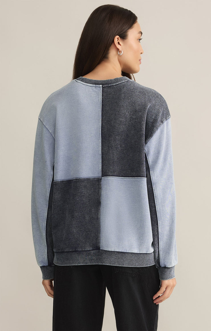 [Z Supply] Fair & Square Denim Sweatshirt