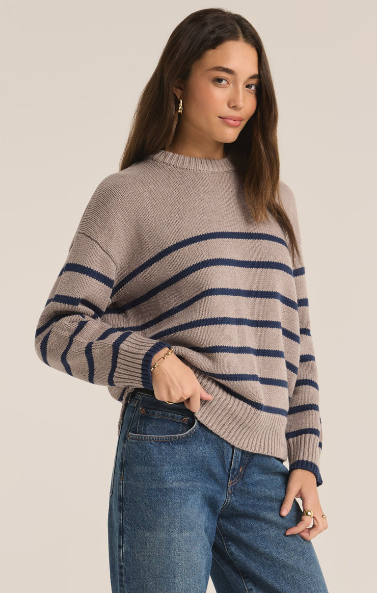 [Z Supply] Boyfriend Stripe Sweater