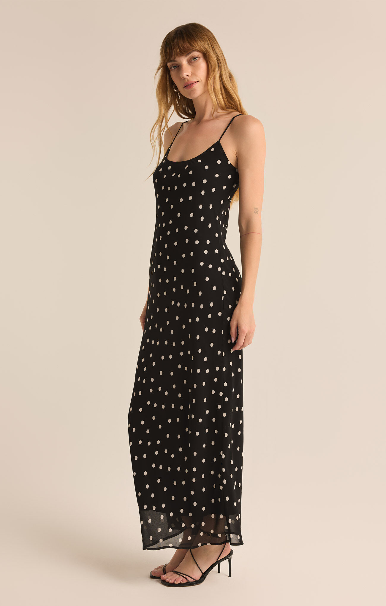 [Z Supply] Cecily Polka Dot Slip Dress